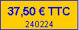 Zone de Texte: 38,50 € TTC05/05/2021