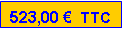 Zone de Texte: 493,00 €  TTC