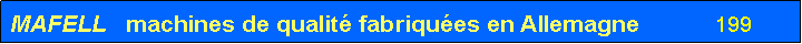 Zone de Texte: MAFELL   machines de qualit� fabriqu�es en Allemagne             199