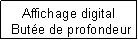 Zone de Texte: Affichage digital But�e de profondeur