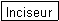 Zone de Texte: Inciseur