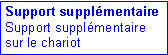 Zone de Texte: Support supplmentaireSupport supplmentaire sur le chariot