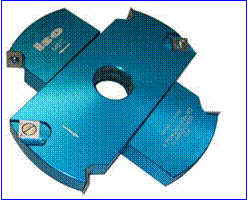 Porte-outils à tenonner extensible
à fers amovibles en carbure