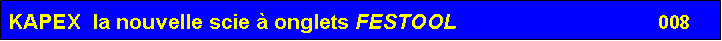 Zone de Texte: KAPEX  la nouvelle scie  onglets FESTOOL                                  008