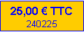 Zone de Texte: 25,00 € TTC20/11/2022